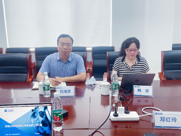 黨委副書記、總經理劉海濤赴無錫公司開展主題教育調研